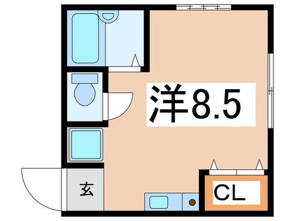 メゾンドセリバテ－ルⅡの物件間取画像